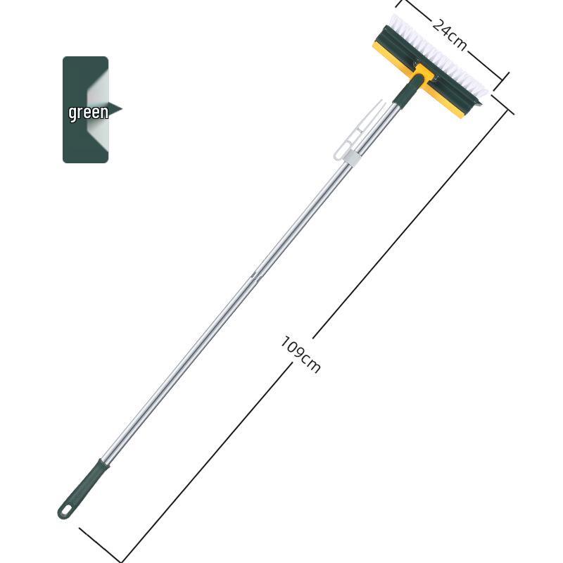 Multifunctional Long Handle Bathroom Tile & Floor Squeegee Brush