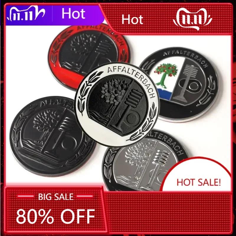 C200 E200 For Mercedes Benz Auto Door Windows Badge For AMG Hood Sticker 65mm AFFALTERBACH AMG Emblem Sticker for Mercedes Benz