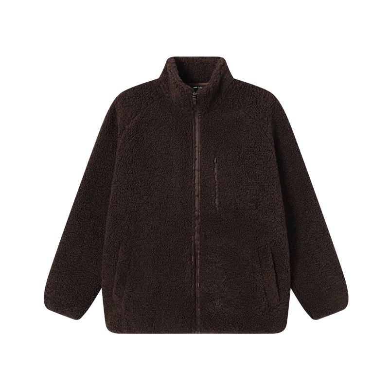 Men's Lamb Wool Lined Loose Jacket
