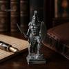Статуя спартанского воина, 3D-печатная статуэтка, Винтажная фигурка греческого солдата для стола, Коллекционная, Римский декор для офиса, Матовая черная хардкорная скульптура