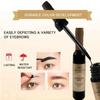 Eyebrow Dye Red Wine Bottle Tear Eyebrow Gel Natural Makeup Waterproof, Perspirant Resistant Long-lasting Non-smudging Natural Student Cosmetics