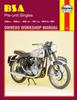 Книга BSA Pre-unit Singles (54 - 61) Haynes Repair Manual