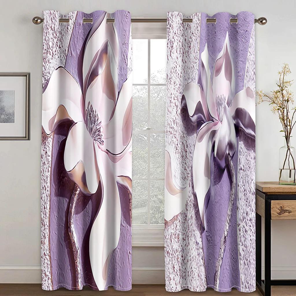 3D зеленые листья тропические шторы для гостиной, жалюзи печать, готовая драпировка, украшение дома