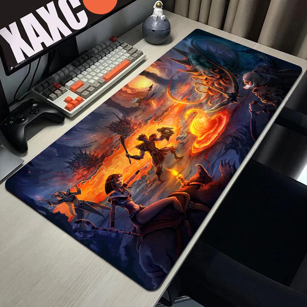 Tibia Large Gaming Mouse Pad Computer Mousepad PC Gamer Mouse Mat Laptop Mausepad Silicone Mouse Carpet Keyboard Mat Desk Pad