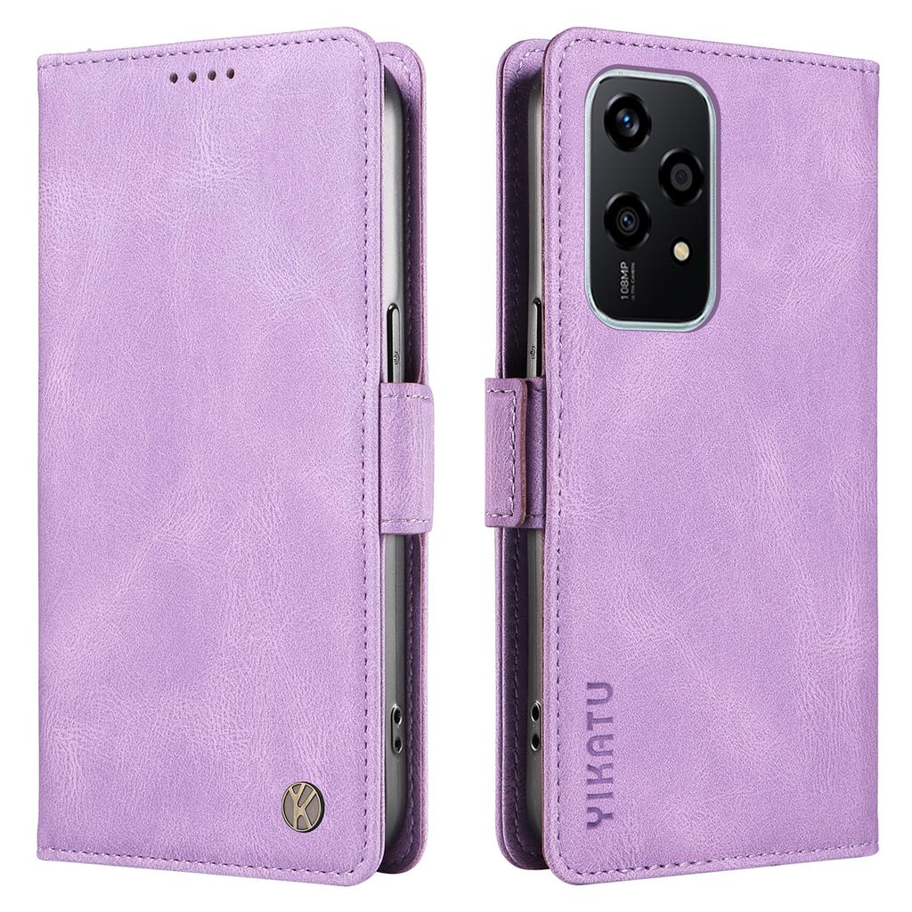 YIKATU YK-005 For Honor 200 Lite Case Card Holders Skin-Touch Leather Magnetic Clasp Phone Cover