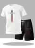 Men's Quick-Dry Mesh Sportswear Set: Short-Sleeve Tee & Shorts