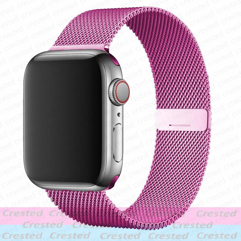Миланская петля Ремешок Для Apple Watch Ремешок 44мм 40мм 45мм 41мм 49мм 42мм 38мм correa bracelet iWatch серия 3 6 se 7 8 9 5 ultra 2