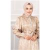Stoney Jacquard Hijab Evening Dress