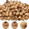 16 мм свободные бусины-разделители круглые деревянные бусины для поделок красивые зернистые украшения своими руками