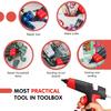 21V 1000W Cordless Electric Hot Melt Glue Guns Welding Hot Air Guns Plastic Temperature Adjustable Anti-scald Nozzle for Lithium Battery