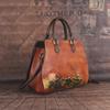 "2023 Women's Retro Cowhide Shoulder Bag - Multifunctional and Stylish"