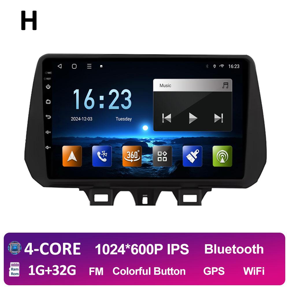 GPS-навигация Автомобильное видео для Hyundai TUCSON 2019 2020 2021 Радиоплеер Авторадио Bluetooth Вентилятор охлаждения QLED IPS Экран Нет 2 din