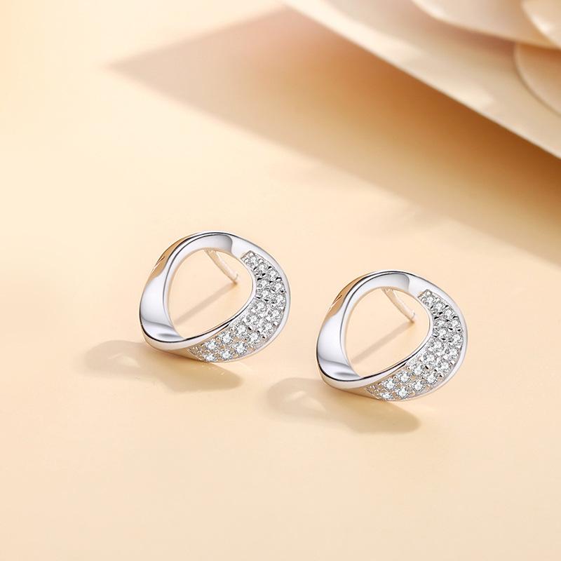 Танциз стерлингового серебра 925 пробы циркон серьги серьги-капли для женщин подарки на свадьбу