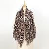 Fashion Sexy Leopard Women Winter Warm Scarf Tassels Shawl Cashmere Foulard Pashmina Hijabs Lady Scarves Wraps
