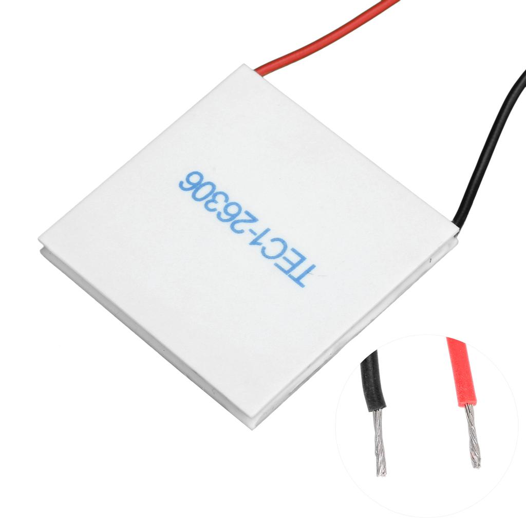 Термоэлектрическая охлаждающая пластина, охладитель полупроводников, радиатор TEC1‑26306 50 x 50 мм 24 В 6 А