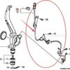 Датчик ABS 57450-TP6-A01 для автомобилей Honda