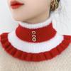 Women's Knitted Striped Collar