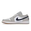 Air Jordan 1 Low Georgetown Men Sneakers White Neutral-Grey Gum-Medium-Brown 553558-146