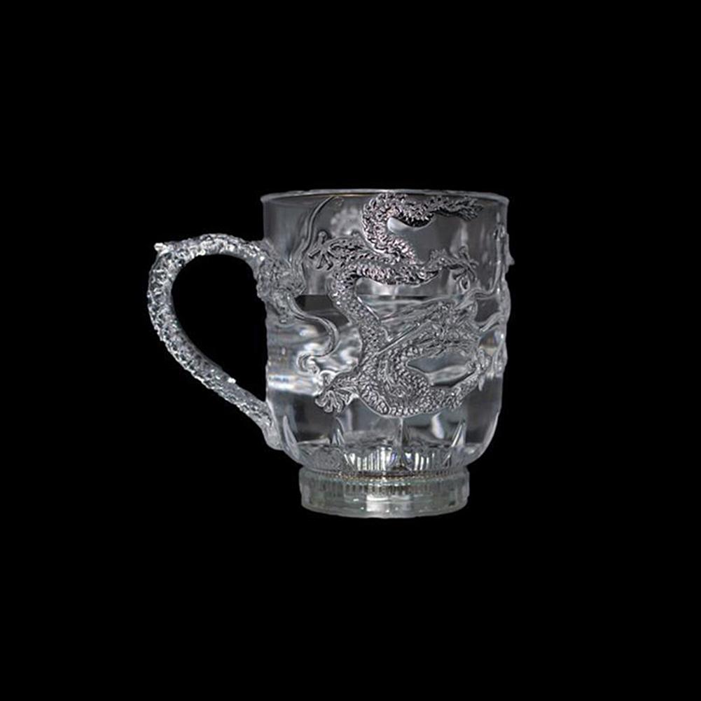 Светодиодная вспышка Magic Цвет меняющий дракон чашка активируется водой светящийся кружка для пива вина виски бара подарок для путешествий