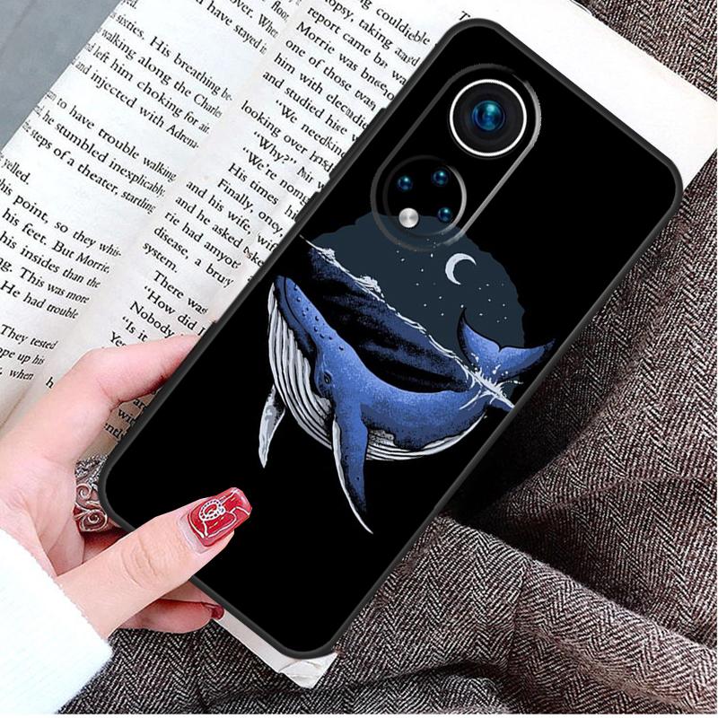 Кит Рыба Волна Море Чехол Для Honor Magic 8 6 7 Lite Honor 400 200 Pro 50 70 90 X8c X8b X9a X9c X9b X9d Win Чехол