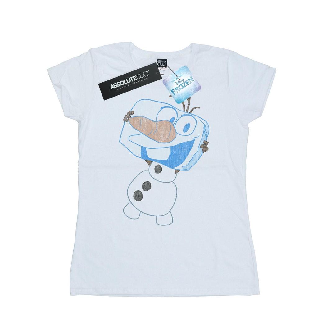Disney Womens/Ladies Frozen Olaf Ice Cube Cotton T-Shirt