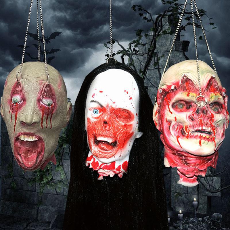 Хэллоуин Симуляция Ужас Зомби Череп Головы Реквизит Для Украшения Сцены