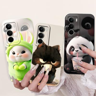 Для Realme C71 4G Чехол RMX5303 Милый Мультяшный Кролик Чехол Мягкий Силиконовый Чехол Для Realme C75 C75X C 71 RealmeC71 RealmeC75 4G Сумки