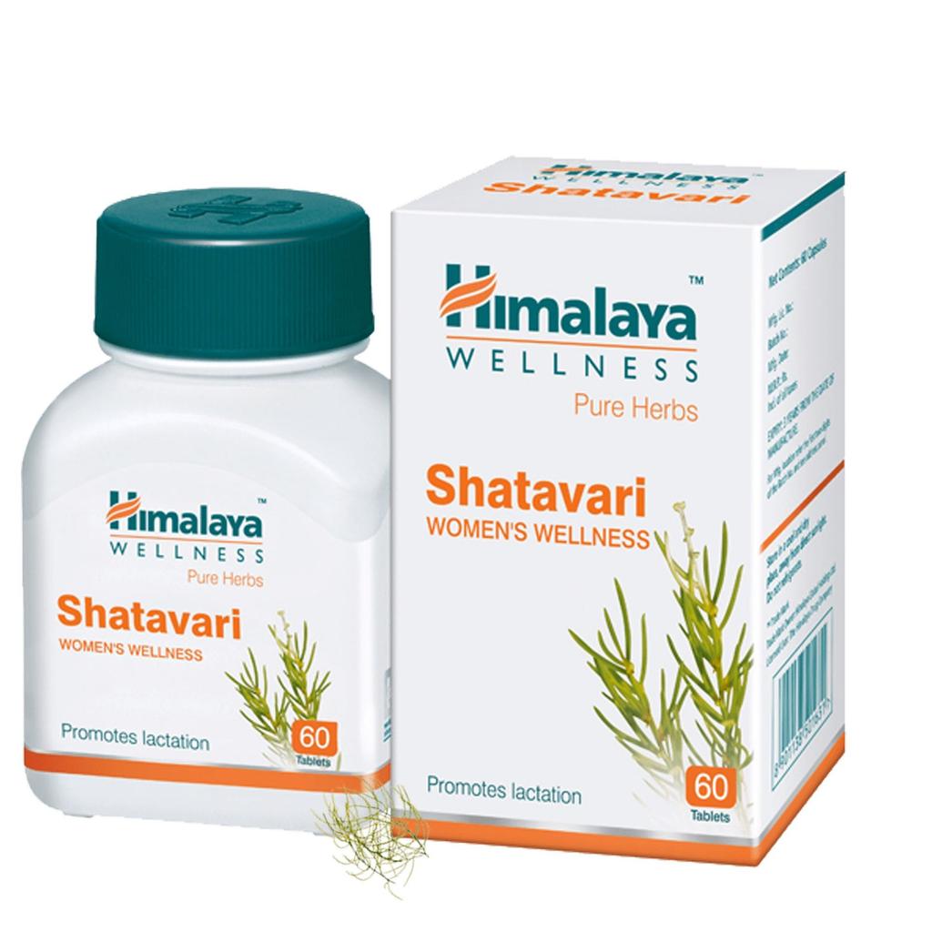 Himalaya Шатавари Таблетки для женского здоровья 60 штук | Поддерживает лактацию, гормональный баланс и женскую жизненную силу | Добавка из чистых трав