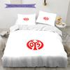 FSV Mainz 05 Pattern Bedding Quilt Set  Home Decoration  Gift (1 * duvet cover + 2 * pillowcase  without core)