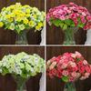 1 Bouquet 21 Heads Artificial Fake Rose Flower Wedding Party Home Decoration
