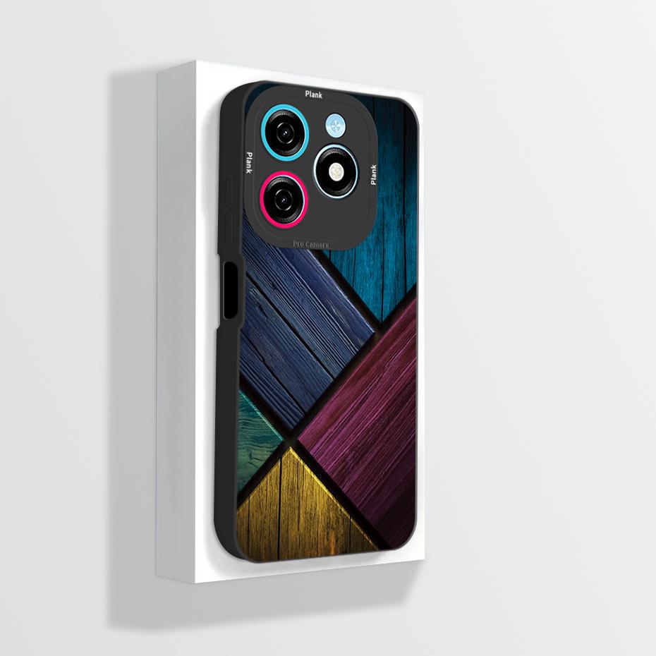 Для Tecno Spark Go 2024 Чехол BG6 BG6h BG6i Pop 8 Задняя крышка Цветок Панда Матовый Мягкий ТПУ Funda Для Tecno Spark 20 20C BG7n Capa