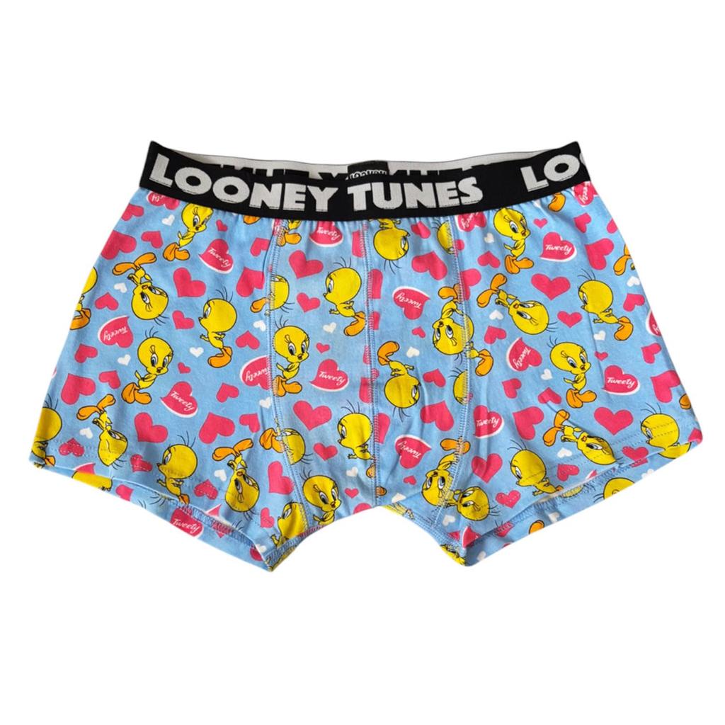 Small Planet Looney Tunes Boxer Briefs Tweety Hearts L