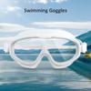 Очки для плавания с большой оправой для взрослых, очки для плавания для мужчин и женщин, противотуманные очки, водонепроницаемые силиконовые очки, очки