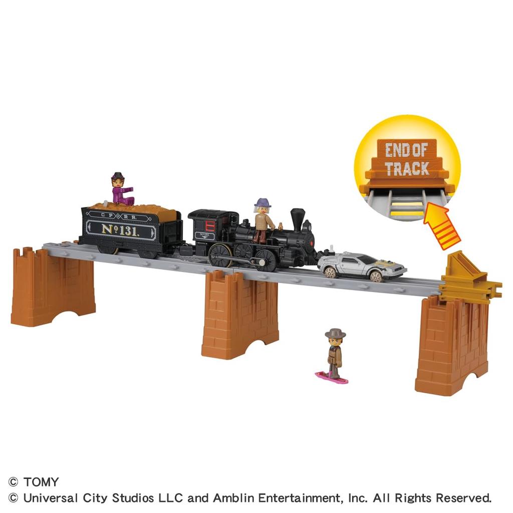 TAKARA TOMY Plarail Назад в будущее Часть 3 Паровоз 131 Поезд Машина времени Игрушка для детей от 3 лет и старше Нет. &