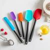 1 Pc Colorful Silicone Spatula Set Food Grade Non Stick Heat Resistant Spatulas Turner for Kitchen Cooking Baking Mixing Tools