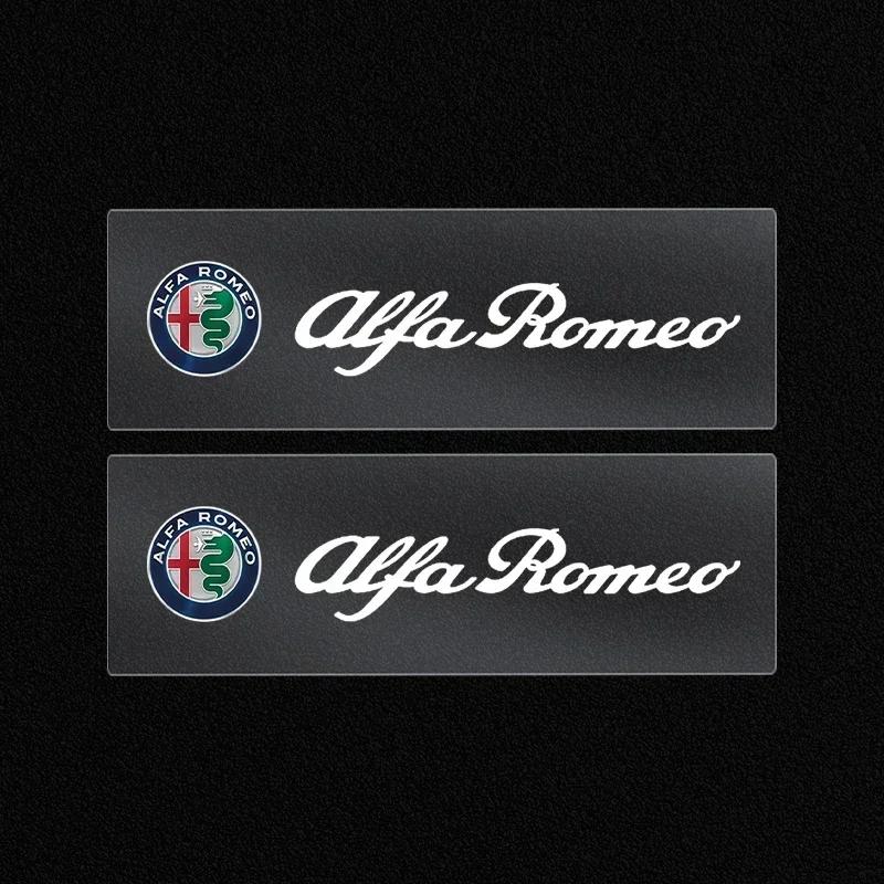 WFMJR1 Car Emblem Logo Decorative Stickers Badge Decal Interior Styling For Alfa Romeo Giulietta GT 159 147 156 Brera Giulia Stelvio