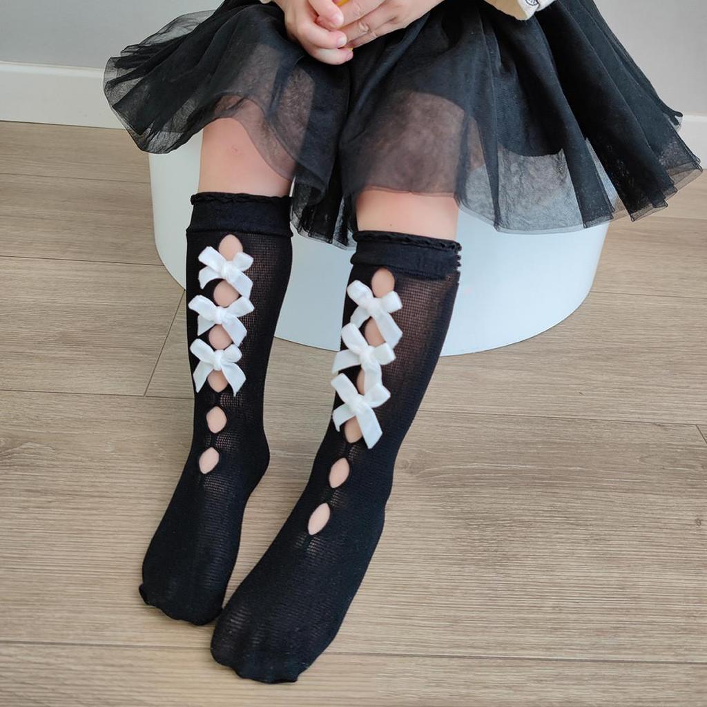 Детские стекающиеся волосы, рождественские милые девушки, ажурные чулки, милые чулки для девочек