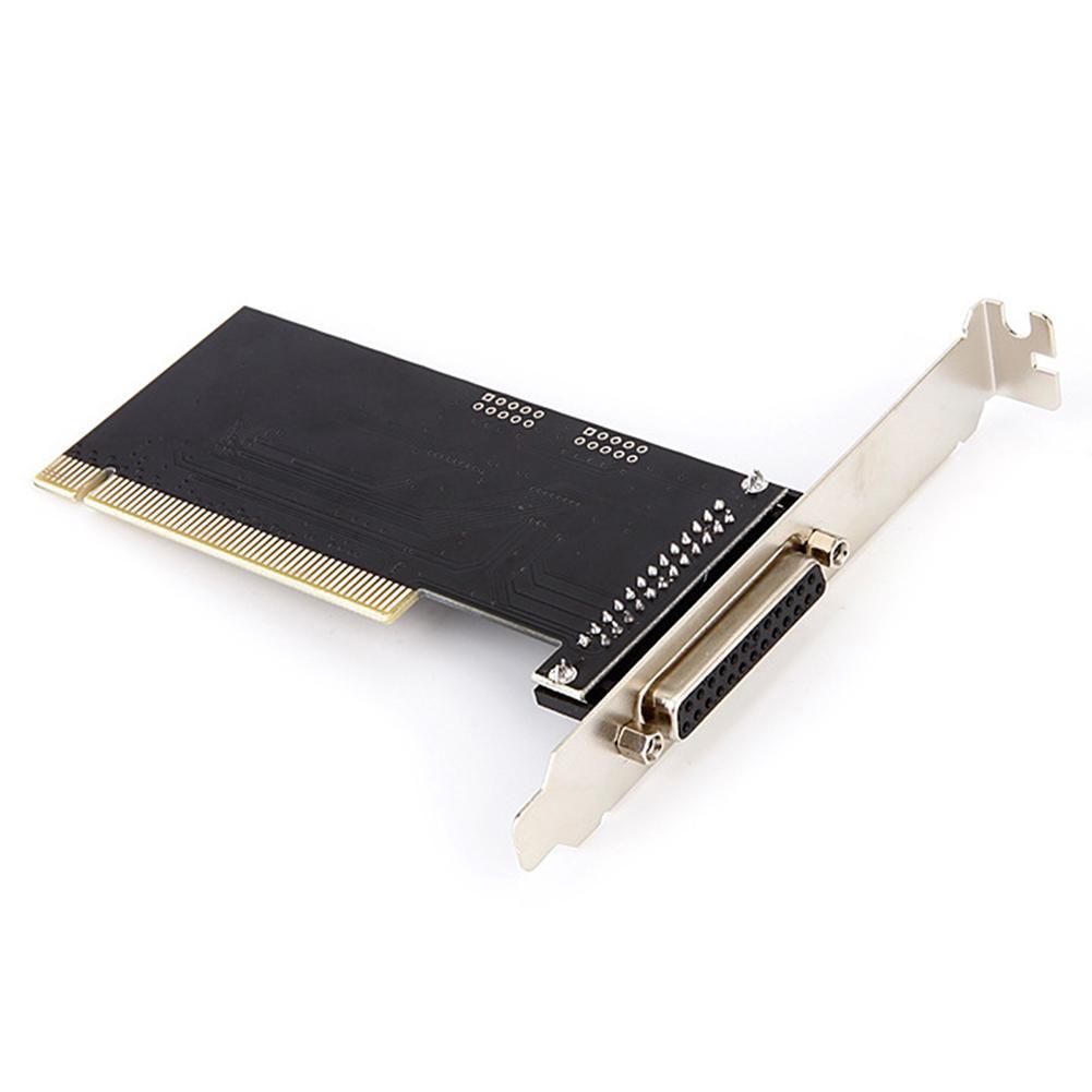Pci Adapter Card PCI To Parallel LPT 25Pin DB25 Printer Port Controller Expansion Card for Desktop Computer Printer Accessories