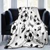 1pc. Soccer Ball Patterned Blanket - Perfect for Home, Office, Outdoor Use, Gift Idea,