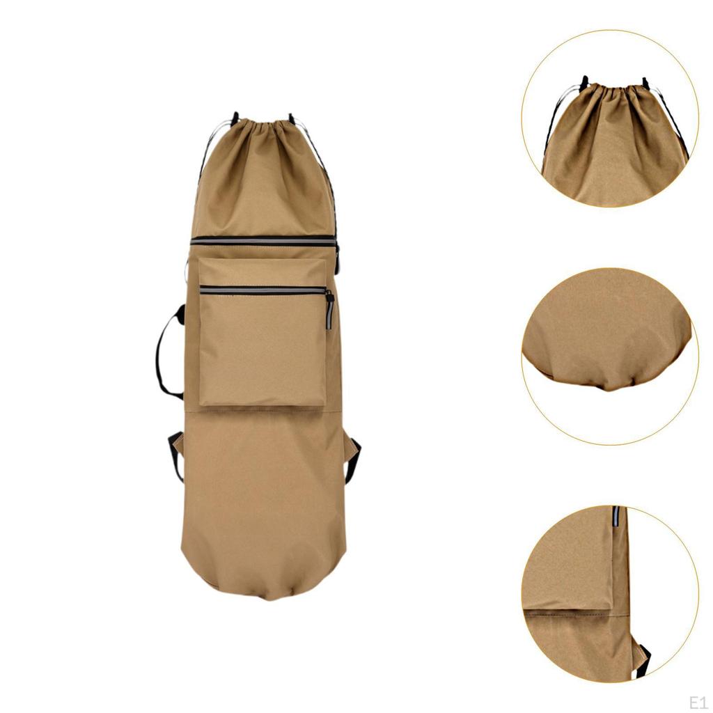 Рюкзак для скейтборда, износостойкая, легкая, с регулируемым ремнем, складная