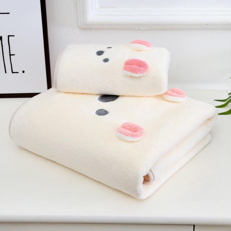 2 шт. банные полотенца из чистого хлопка, банные полотенца для взрослых, впитывающие и не оставляющие ворса банные полотенца, женские банные полотенца, бытовые полотенца, приятные для кожи и мягкие