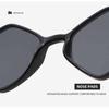 Multicolor Lenses Rhombus Leopard Sunglasses Vintage UV400 Sun Glasses Metal Eyewear  Outdoor