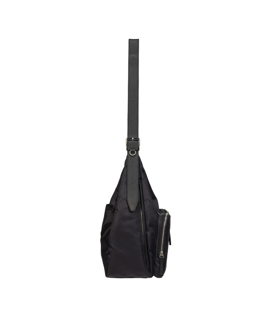 Vunque Hey Double Pocket Hobo M (Hey Double Pocket Hobo Medium) Black
