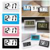 1 шт. дисплей времени мини треугольные часы бесшумные настольные электронные часы для дома спальни офиса автомобиля