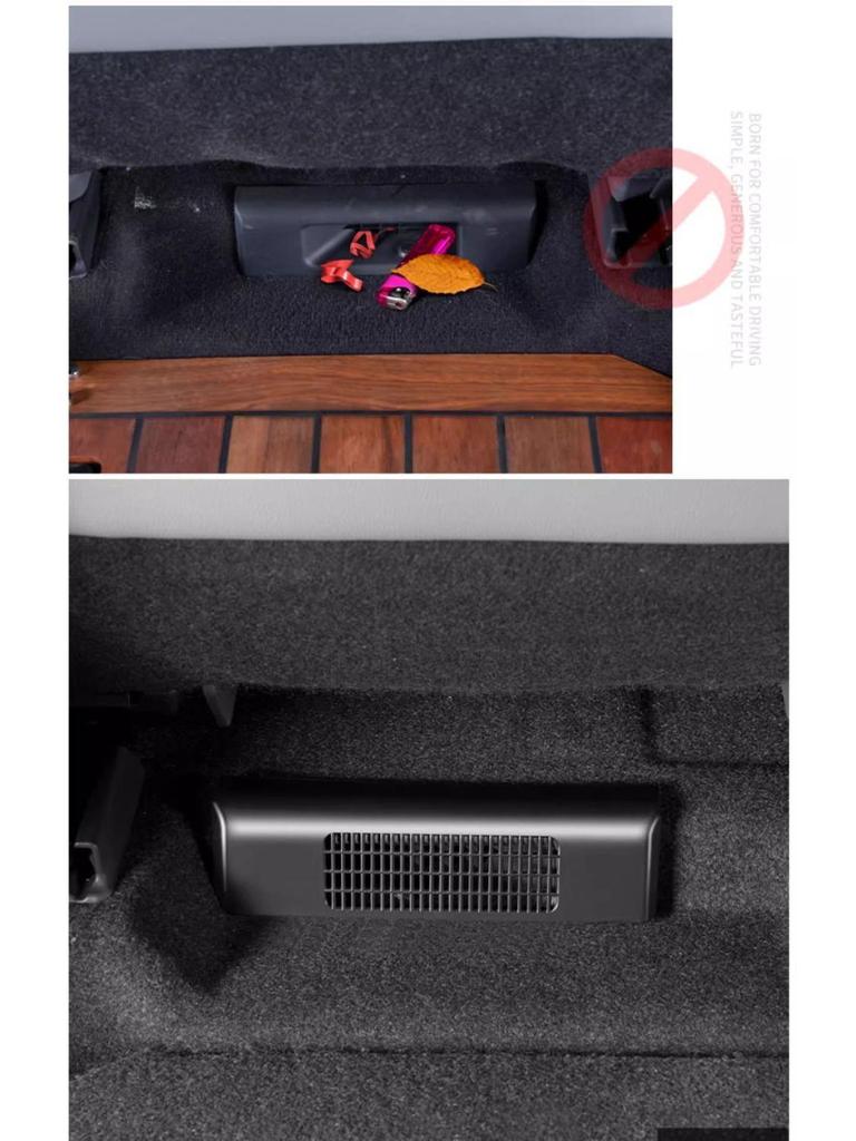 Toyota Sienna Under-Seat Air Outlet Grille Decorative Grid and Anti-Block Sticker