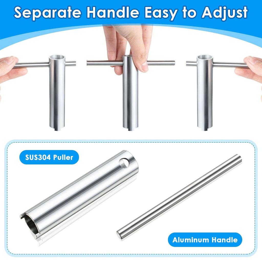 Инструмент для снятия фиксатора картриджа с ручкой, легко нажимать и тянуть, комплект съемника для ремонта смесителя 1224 1234 1248, запасные части для ремонта