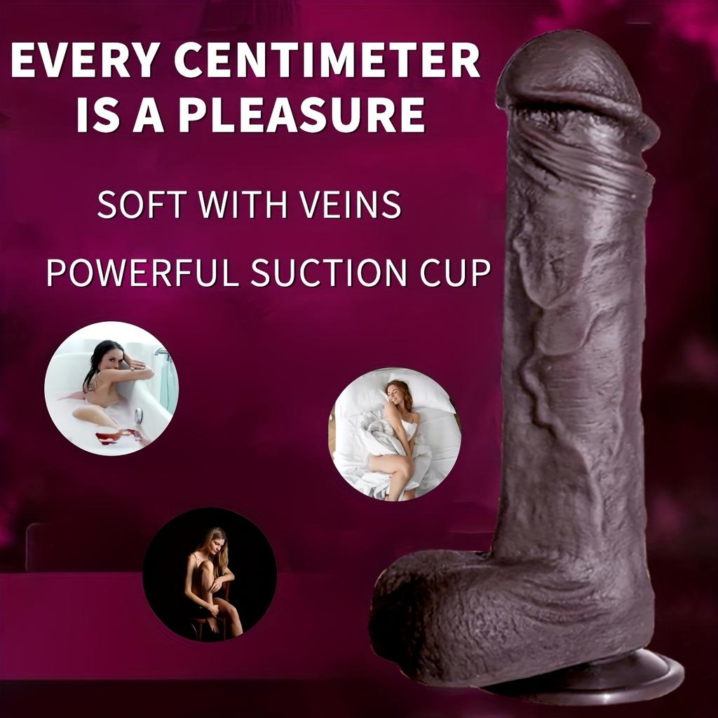 Реалистичный жидкий силиконовый массажер – многорежимная USB-зарядная игрушка для удовольствия для мужчин, женщин и пар, идеально подходит в качестве подарка на Рождество или День святого Валентина