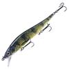 Hard Fishing Lures Sinking Minnow Swing Bait with 3D Realistic Eyes High-Resolution Body Details 12cm 13.3g Jerk Baits for Bass Fishing
