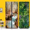 Withered Water Fridge Stickers Door Cover Refrigerator Self-adhesive Kitchen Vinyl Film Decor Tropical Plant Wallpaper Art Mural