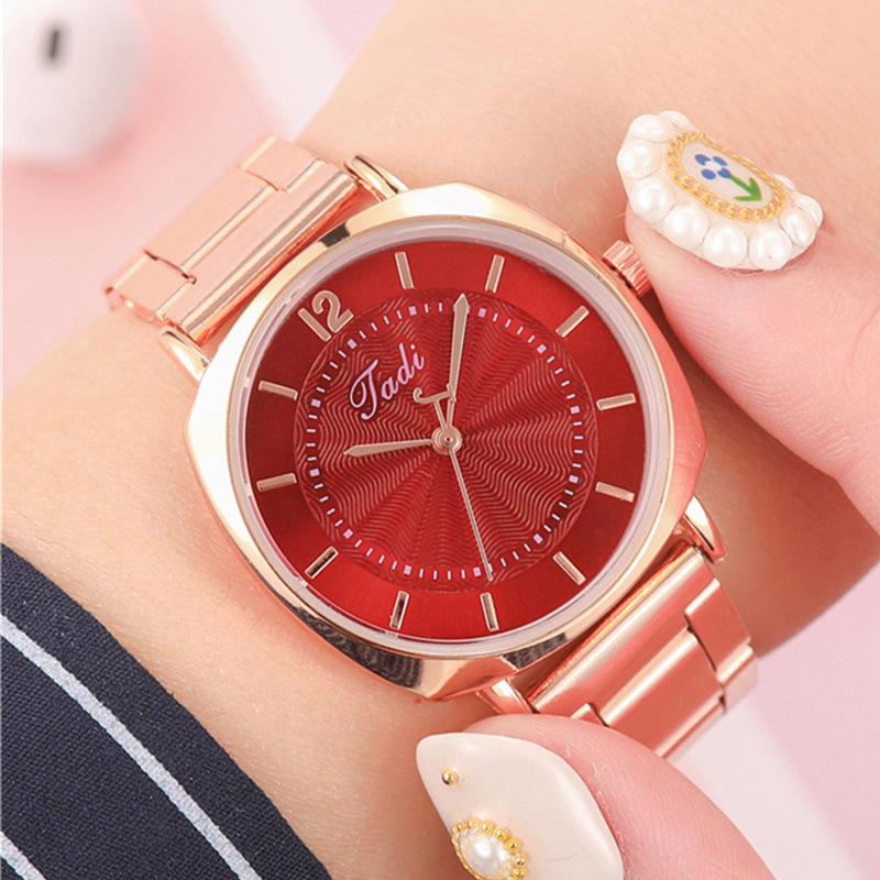 Модные женские часы с рисунком солнца, женские часы со стальным ремешком, кварцевые часы, женские часы